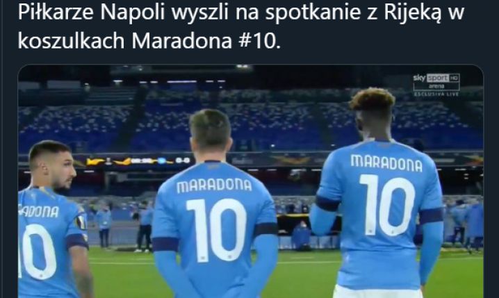W TAKICH KOSZULKACH wyszli dziś piłkarze Napoli!